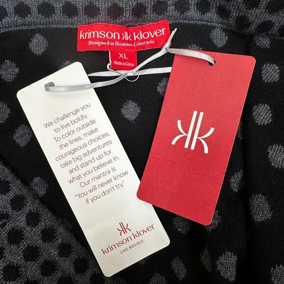 NEW Krimson Klover Whimsy Skirt  Echo Dot Wool Gray Black XL Active Outdoor - Picture 7 of 11